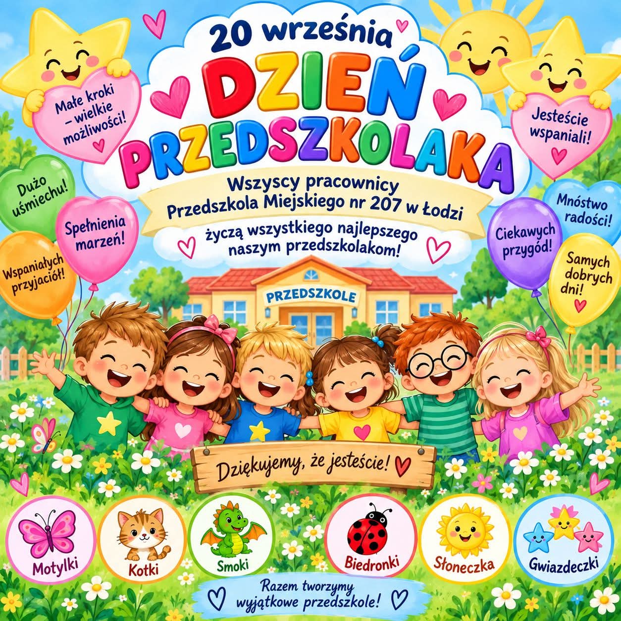 plakat dzień przedszkolaka