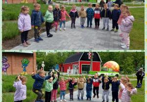 grupa "Biedronek" wita w Kosmicznym Ranczu