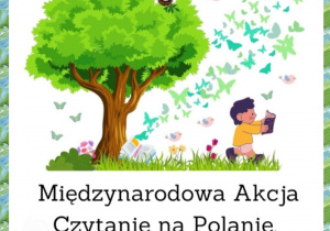 plakat akcji czytanie na polanie