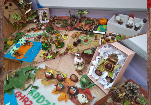 kasztankowe prace wykonane na konkurs