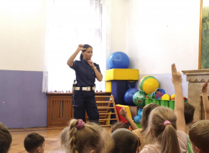 Spotkanie z Policjantami Ruchu Drogowego