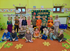 Powitanie jesieni w grupie "Motylków"