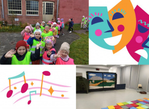 Wyjście „Gwiazdeczek” do Zatoki Sportu na spektakl „Miś Wojtek”