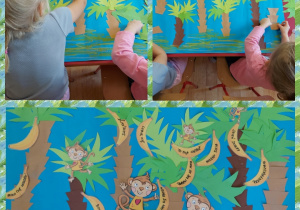 dziewczynki tworzą gaj życzliwości