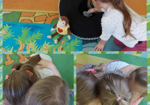 dzieci losują scenki i je prezentują