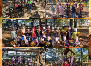 Jesienne zabawy "Gwiazdeczek" w ogrodzie