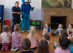 Spotkanie z naszą Panią Dzielnicową i Kotem Prewencjuszem
