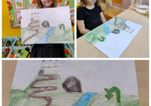 Maja i jej praca konkursowa "Gród krakowski"