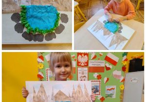 Nadia i jej praca konkursowa "Morskie oko"