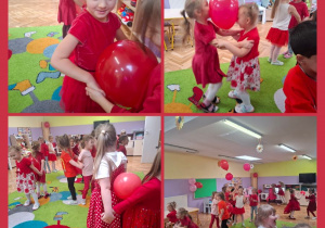 dzieci bawią się przy muzyce