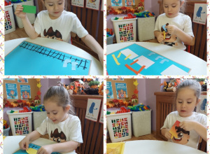 Udział reprezentantki "Biedroneczek" w jesiennym konkursie plastycznym inspirowanym wierszem Doroty Gellner „Jesienny pociąg”