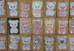 misie - prace dzieci