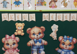 znane misie - tablica tematyczna