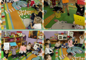 zabawy z kolorowymi kredkami