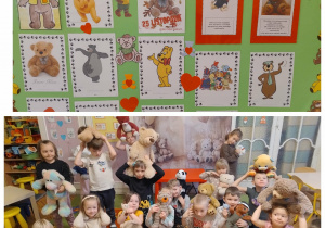 zabawy dzieci z misiami