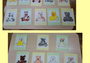 prace dzieci - misie