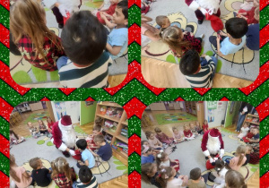 spotkanie dzieci z Mikołajem