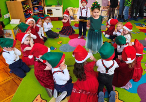 nasze "Smoki" podczas światecznego spotkania