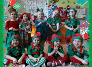 Uroczystość choinkowa w grupie „Biedronek”