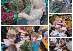 dzieci rysują list do Mikołaja