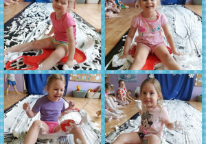 dziewczynki na "jabłuszku"