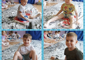 chłopcy na "jabłuszku"