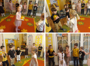 Dzień koloru żółtego w grupie "Słoneczek"