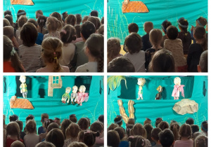 dzieci śledzą losy chłopca