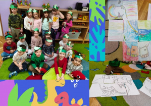 zdjęcie grupowe "Gwiazdeczek" w dniu dinozaura