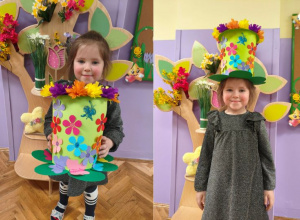 „Wiosenny kapelusz” - udział reprezentanta "Gwiazdeczek" w konkursie plastyczno-technicznym