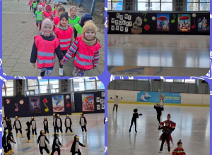 „Gwiazdeczki” oglądają „Rewię na lodzie”