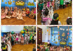 dzieci poznają kolejne zadania wiosenne