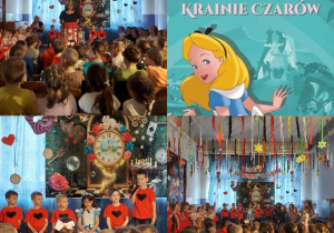 dzieci oglądają przedstawienie