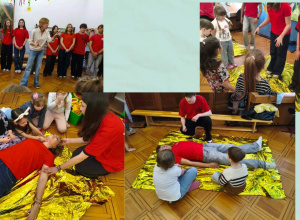 Ratownicy z XV LO uczą "Gwiazdeczki" Pierwszej Pomocy