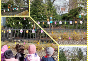 dekoracje wielkanocne w ogrodzie