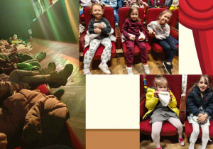 dzieci na widowni podczas spektaklu