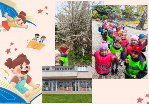 dzieci w drodze do biblioteki