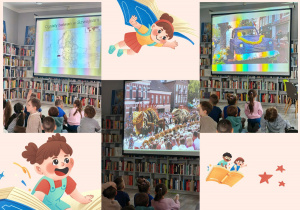 dzieci słuchają opowieści o tradycjach witania wiosny w innych krajach