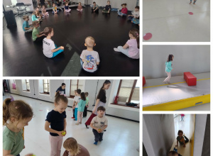 "Słoneczka" z wizytą w Międzynarodowej Szkole Mistrzostwa Sportowego