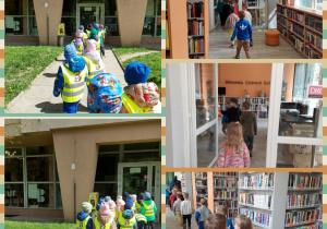 dzieci w drodze do biblioteki