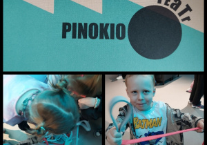 zabawy dzieci kreską po spektaklu
