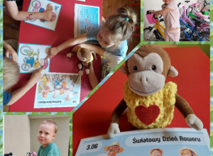 "Bezpiecznie i zdrowo z małpką Iwoną" - "Biedroneczki" świętują Światowy Dzień Roweru
