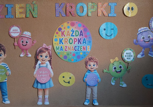 tablica tematyczna - dzień kropki