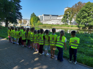 "Biedroneczki" w parku