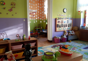 sala grupy młodszej 3-4 latków